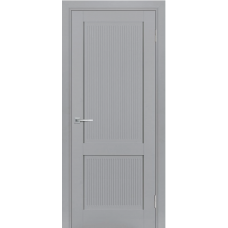 Дверь межкомнатная Дубрава Сибирь Флор ВИОЛА серая, глухое полотно